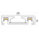 Шинопровод накладной магнитный в тубусе Italline Kreator IT09-9020 black tube