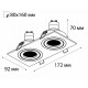 Встраиваемый светильник Italline M02-026021 white