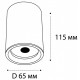 Потолочный светильник Italline M02-65115 black