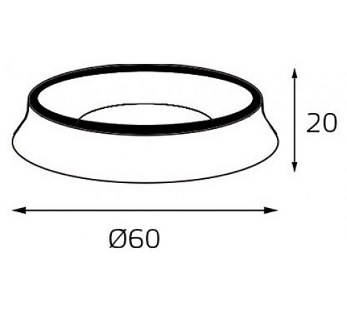 Кольцо декоративное Italline M03-046 ring black Кольцо декоративное Italline M03-046 ring black