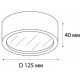 Потолочный светильник Italline M04-525-125 white 4000K