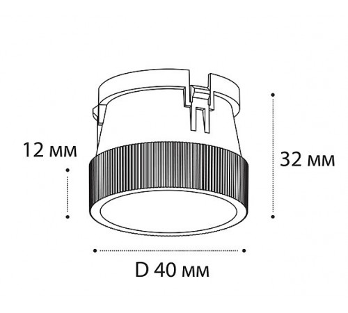 Кольцо внутреннее Italline Ring Danny crystal Кольцо внутреннее Italline Ring Danny crystal