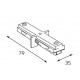 Соединитель линейный внутренний Italline WSO 78 white