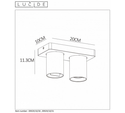 Спот Lucide NIGEL 09929/10/30