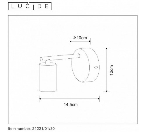 Бра Lucide Leanne 21221/01/30