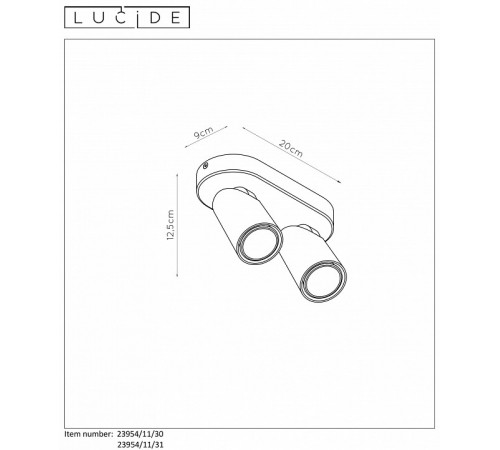 Спот Lucide XYRUS 23954/11/30 Спот Lucide XYRUS 23954/11/30