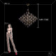 Подвесная люстра Loft IT Mira 10259/1200 Gold Asfour