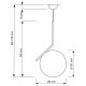 Подвесной светильник Lumina Deco Sorento LDP 1215-200 WT+GD