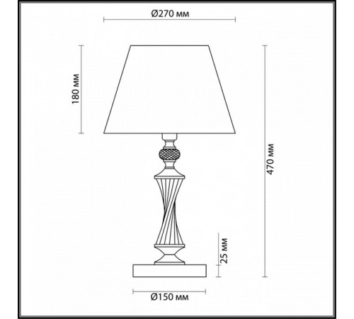 Настольная лампа Lumion Kimberly 4408/1T