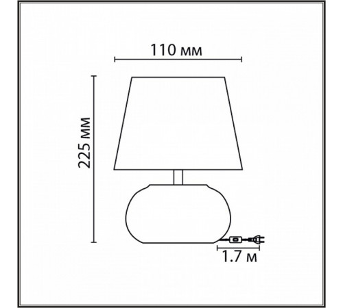Настольная лампа Lumion Hama 8145/1Т
