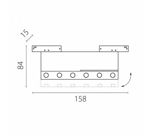 Трековый однофазный светильник Lightstar Linea 206937 Трековый однофазный светильник Lightstar Linea 206937
