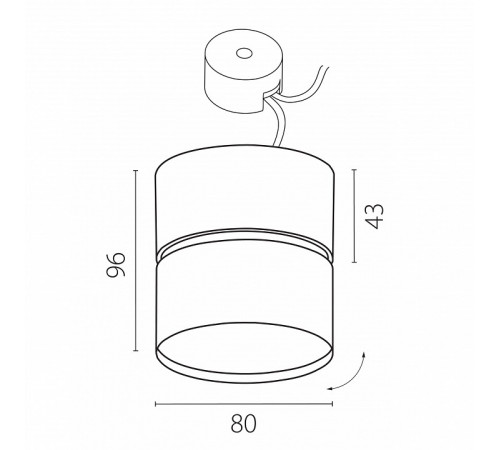 Накладной спот Lightstar Acuto 215836 Накладной спот Lightstar Acuto 215836