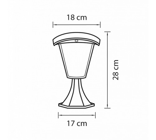 Уличный светодиодный светильник Lightstar Lampione 375970 Уличный светодиодный светильник Lightstar Lampione 375970