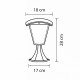 Уличный светодиодный светильник Lightstar Lampione 375970