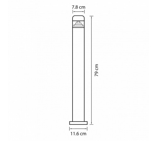 Уличный светодиодный светильник Lightstar Raggio 376707 Уличный светодиодный светильник Lightstar Raggio 376707