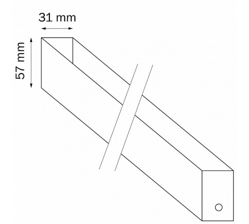 Шинопровод двухконтактный однофазный Lightstar Teta 505026 Шинопровод двухконтактный однофазный Lightstar Teta 505026