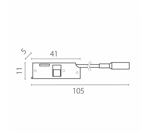 Провод питания Lightstar Linea 506197 Провод питания Lightstar Linea 506197