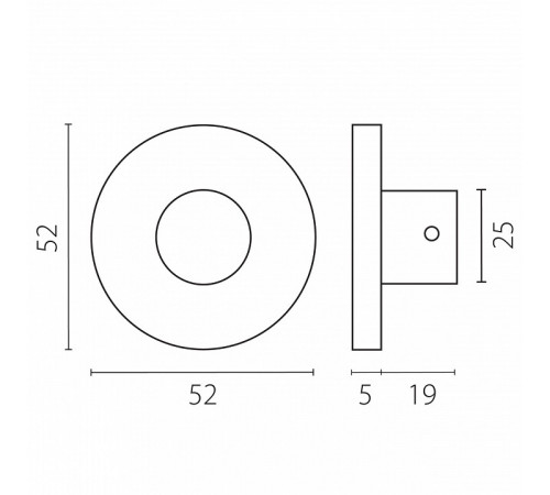 Пятка крепежа Lightstar Linea 506487