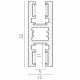 Шинопровод однофазный Lightstar Linea 506517