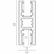 Шинопровод однофазный Lightstar Linea 506527