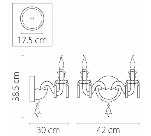 Бра Osgona Campana 716624 Бра Osgona Campana 716624