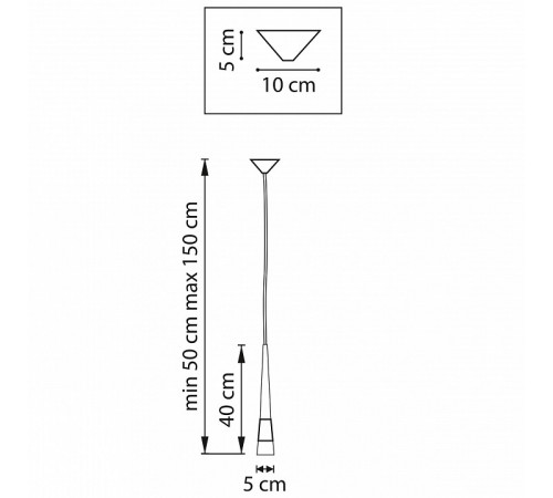 Подвесной светильник Lightstar Cone 757013