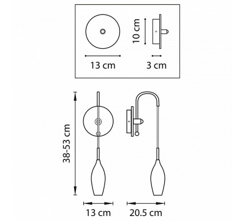 Бра Lightstar Pentola 803521 Бра Lightstar Pentola 803521