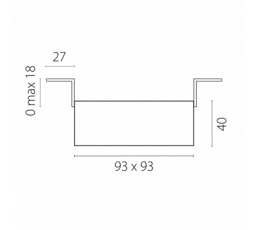 Встраиваемый светильник Lightstar Domino G214506 Встраиваемый светильник Lightstar Domino G214506