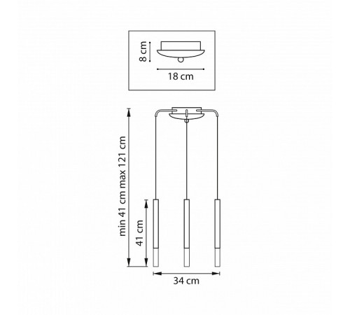 Подвесной светильник Lightstar Tubo L3T747137 Подвесной светильник Lightstar Tubo L3T747137