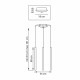 Подвесной светильник Lightstar Tubo L3T747437