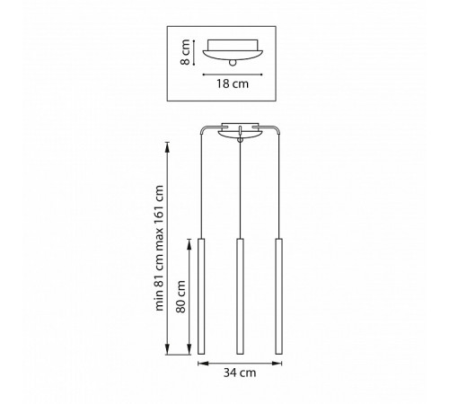Подвесной светильник Lightstar Tubo L3T747443 Подвесной светильник Lightstar Tubo L3T747443