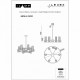 Подвесная люстра iLamp Evolution 6806-6 QGD