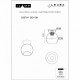 Потолочный светильник iLamp Mono C6079-1 BK+SM