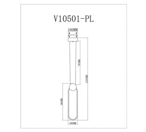 Подвесной светильник Moderli Store V10501-PL