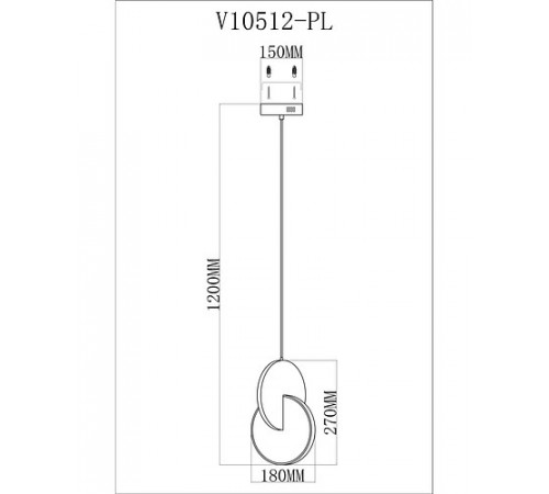 Подвесной светильник Moderli Mesa V10512-PL Подвесной светильник Moderli Mesa V10512-PL