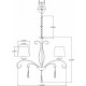 Подвесная люстра Moderli Aramco V2601-5P