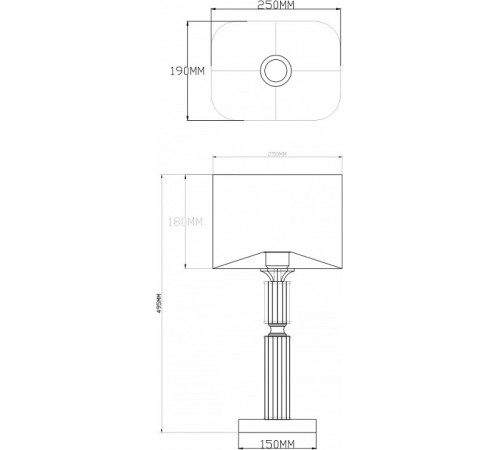 Настольная лампа Moderli Katar V2621-1T
