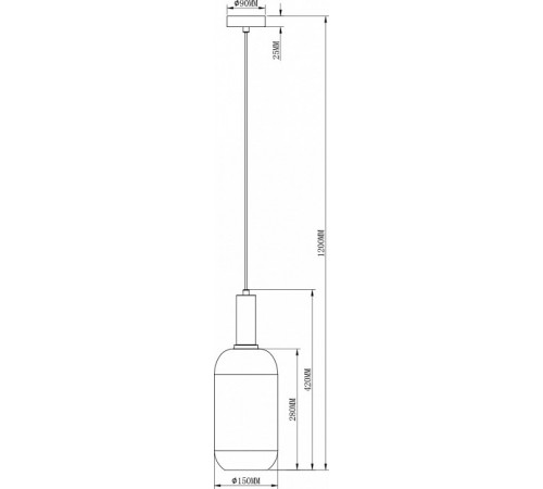 Подвесной светильник Moderli Martin V2890-1P Подвесной светильник Moderli Martin V2890-1P