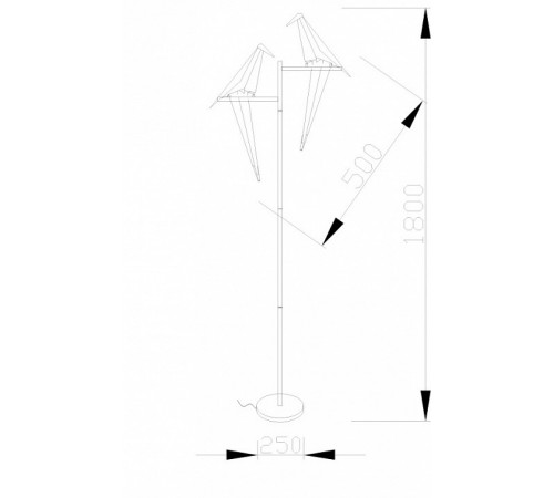 Торшер Moderli Birds V3075-2TL Торшер Moderli Birds V3075-2TL