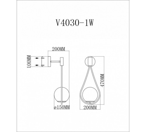 Бра Moderli Bestia V4030-1W Бра Moderli Bestia V4030-1W