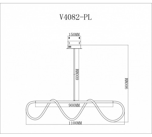 Подвесной светодиодный светильник Moderli True V4082-PL Подвесной светодиодный светильник Moderli True V4082-PL