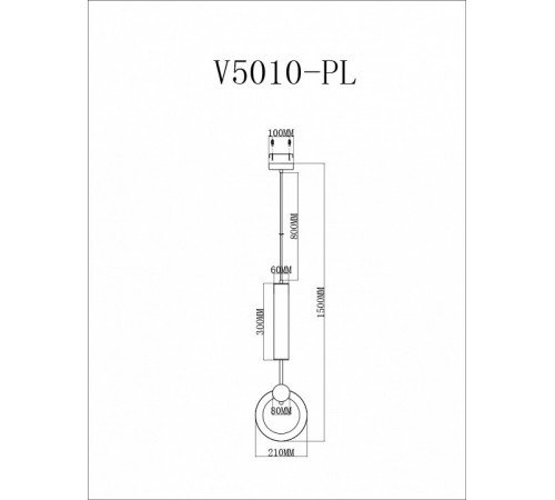 Подвесной светильник Moderli Richard V5010-PL