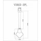 Подвесной светодиодный светильник Moderli Store V5025-3PL