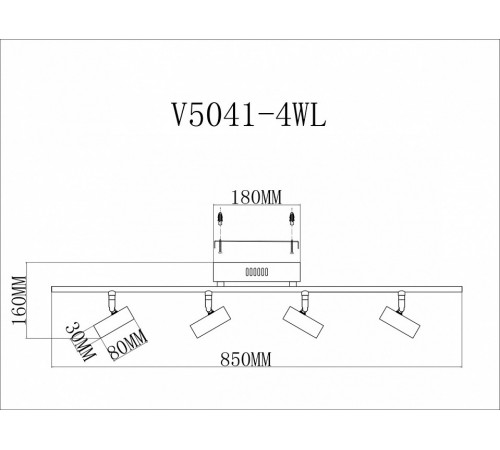 Светодиодный спот Moderli Right V5041-4WL Светодиодный спот Moderli Right V5041-4WL