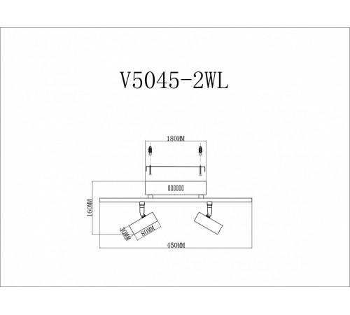 Светодиодный спот Moderli Right V5045-2WL Светодиодный спот Moderli Right V5045-2WL