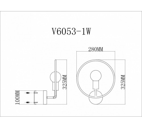 Бра Moderli Sachara V6053-1W Бра Moderli Sachara V6053-1W