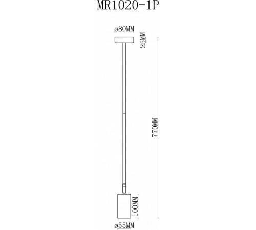 Подвесной светильник MyFar Dereck MR1020-1P Подвесной светильник MyFar Dereck MR1020-1P