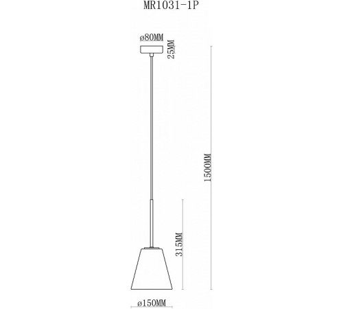 Подвесной светильник MyFar Stiven MR1031-1P