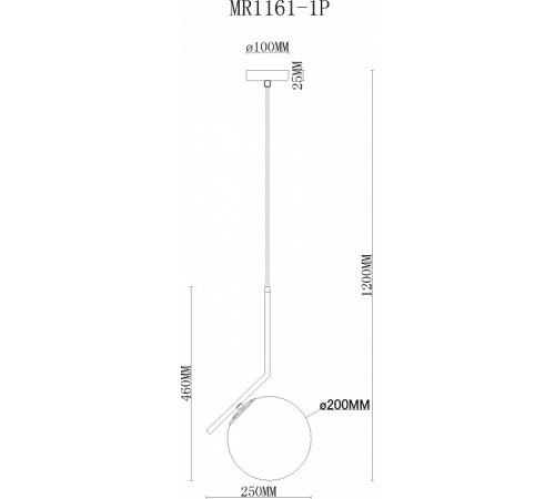 Подвесной светильник MyFar Pierre MR1161-1P Подвесной светильник MyFar Pierre MR1161-1P