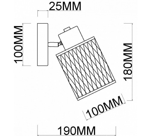 Спот MyFar Cathy MR1510-1WC